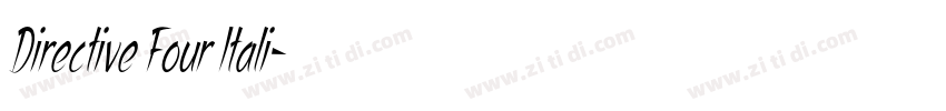 Directive Four Itali字体转换 Directive Four Itali字体转换